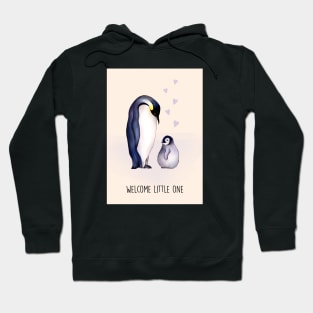 Welcome little one penguin Hoodie